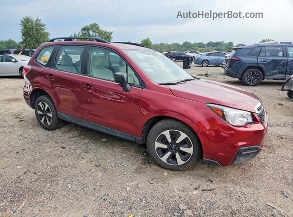 JF2SJABC7HH550409 2017 SUBARU FORESTER Burgundy Առջևի աջ