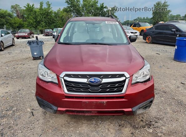 JF2SJABC7HH550409 2017 SUBARU FORESTER Burgundy Դիմացի տեսք