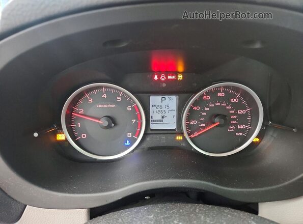 JF2SJABC7HH550409 2017 SUBARU FORESTER Burgundy Սարքավորումների վահանակի տեսք