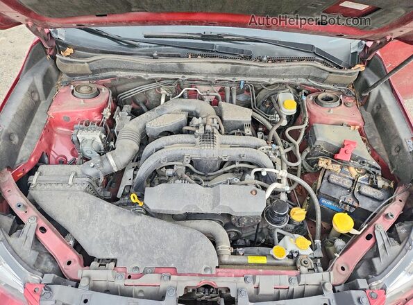 JF2SJABC7HH550409 2017 SUBARU FORESTER Burgundy Շարժիչի բաժամունքի տեսք