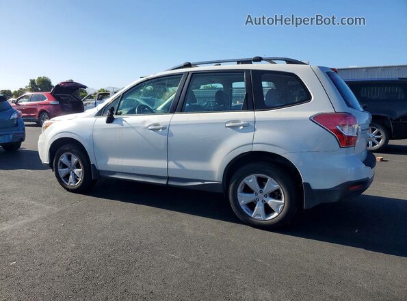 JF2SJABC8GH442542 2016 SUBARU FORESTER White Задня ліва чверть