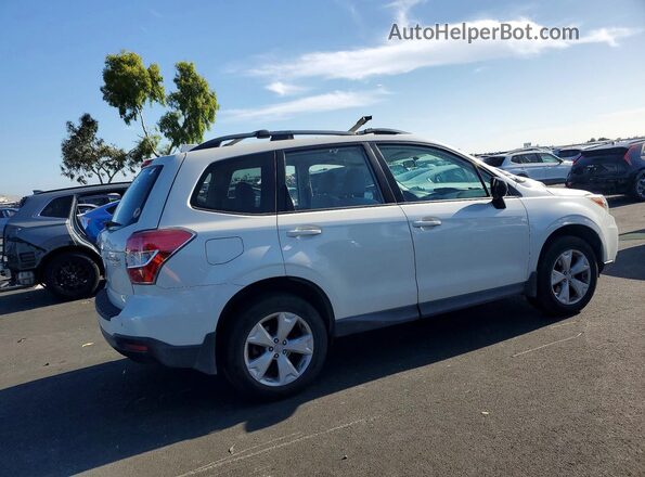 JF2SJABC8GH442542 2016 SUBARU FORESTER White Задня права чверть