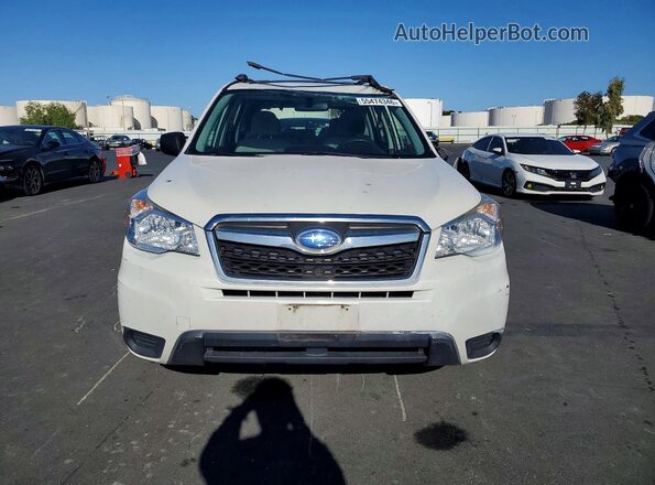 JF2SJABC8GH442542 2016 SUBARU FORESTER White Вид спереду