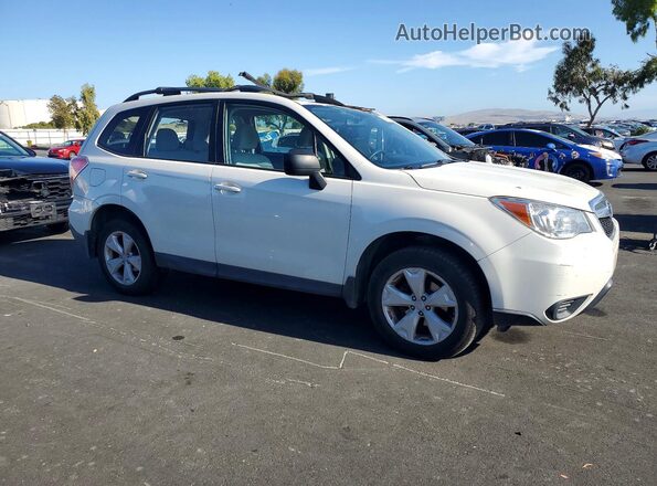 JF2SJABC8GH442542 2016 SUBARU FORESTER White Передня права чверть