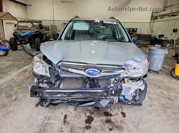 JF2SJABC8GH467182 2016 SUBARU FORESTER Silver Front view