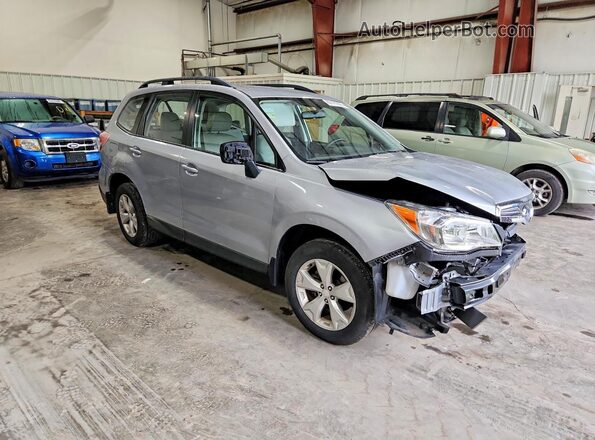 JF2SJABC8GH467182 2016 SUBARU FORESTER Silver Front right