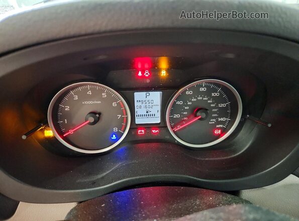 JF2SJABC8GH467182 2016 SUBARU FORESTER Silver Instrument cluster view