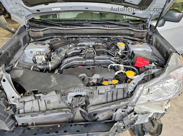 JF2SJABC8GH467182 2016 SUBARU FORESTER Silver Engine compartment view