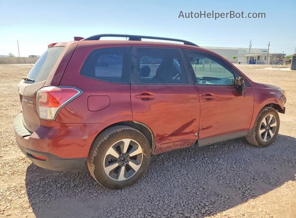 JF2SJABC8HH435947 2017 SUBARU FORESTER Burgundy Задня права чверть