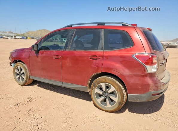 JF2SJABC8HH435947 2017 SUBARU FORESTER Burgundy Задня ліва чверть