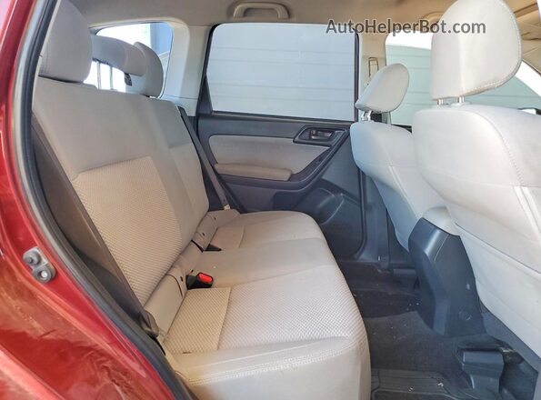 JF2SJABC8HH435947 2017 SUBARU FORESTER Burgundy Вид задніх сидінь