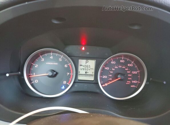 JF2SJABC8HH435947 2017 SUBARU FORESTER Burgundy Вид щитка приладів