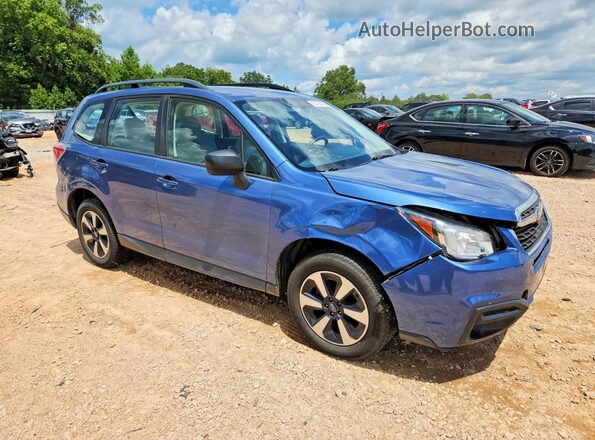 JF2SJABC8HH465613 2017 SUBARU FORESTER Blue Przód prawy