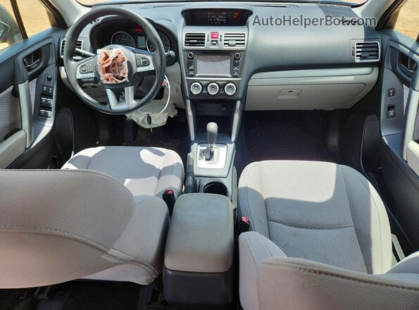 JF2SJABC8HH465613 2017 SUBARU FORESTER Blue Widok deski rozdzielczej