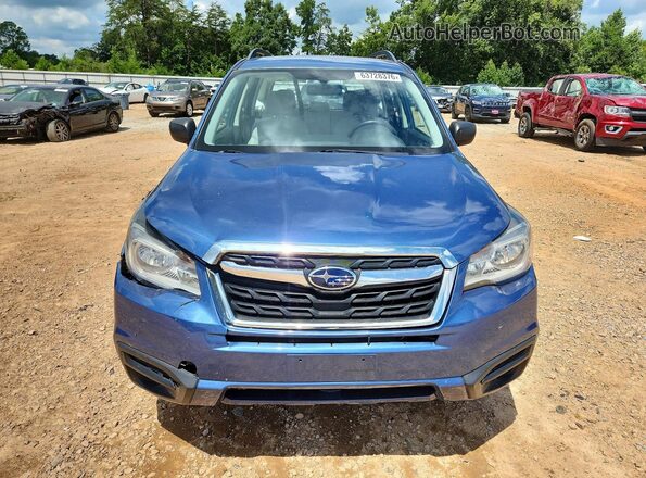 JF2SJABC8HH465613 2017 SUBARU FORESTER Blue Widok z przodu