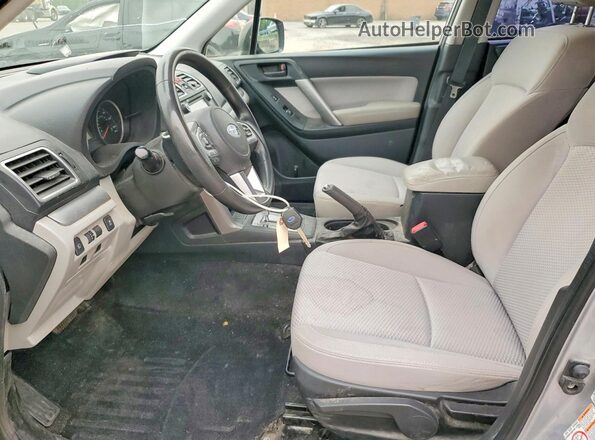 JF2SJABC8HH540780 2017 SUBARU FORESTER Silver Սալոնի դիմացի տեսք