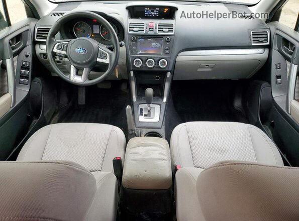 JF2SJABC8HH540780 2017 SUBARU FORESTER Silver Առջևի վահանակի տեսք