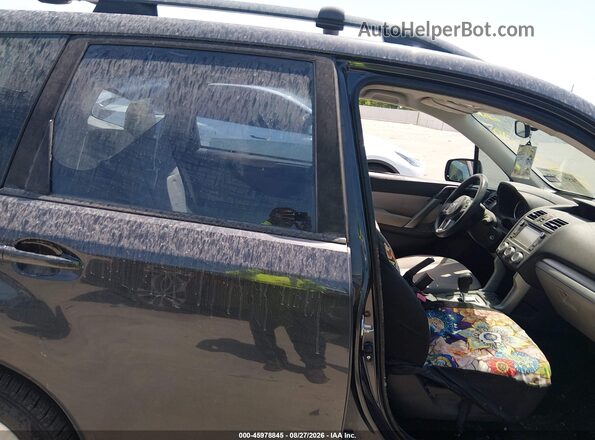 JF2SJABC8JH455783 2018 SUBARU FORESTER Black Սալոնի դիմացի տեսք