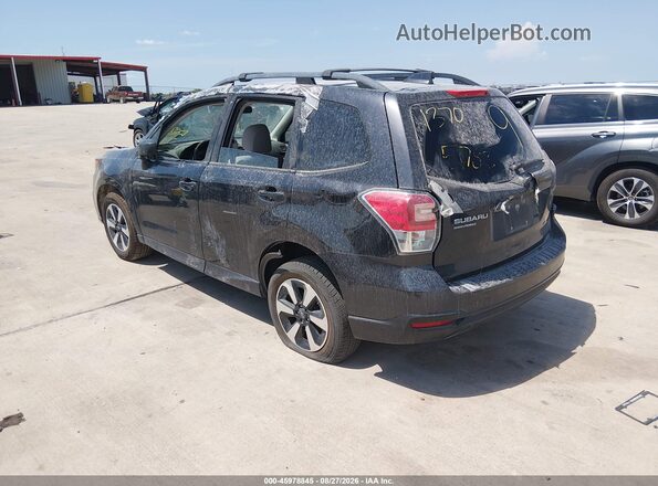 JF2SJABC8JH455783 2018 SUBARU FORESTER Black Հետևի ձախ