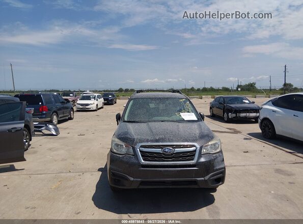 JF2SJABC8JH455783 2018 SUBARU FORESTER Black Առջևի վահանակի տեսք