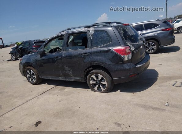 JF2SJABC8JH455783 2018 SUBARU FORESTER Black Սալոնի հետևի տեսք