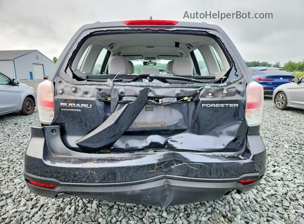 JF2SJABC8JH570173 2018 SUBARU FORESTER Black Rear view