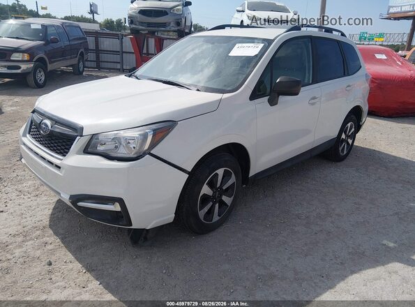 JF2SJABC9HH522840 2017 SUBARU FORESTER White Przód lewy