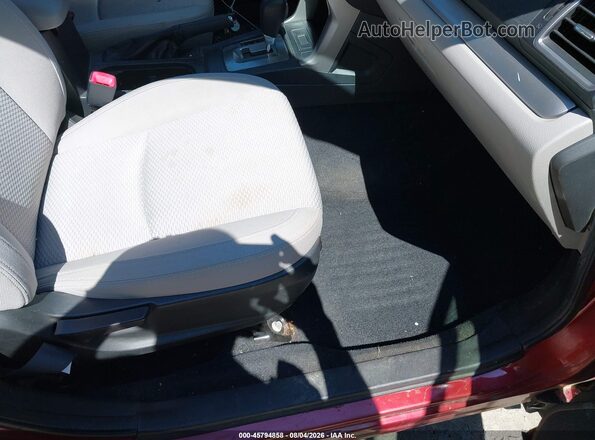 JF2SJABC9HH553957 2017 SUBARU FORESTER Burgundy Vista interior delantera