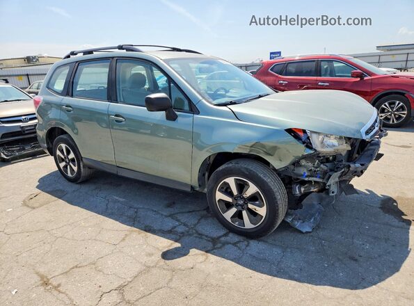 JF2SJABC9HH809952 2017 SUBARU FORESTER Teal Przód prawy