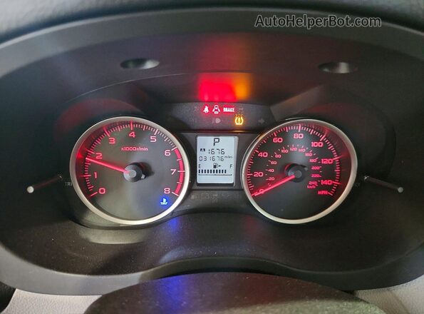 JF2SJABC9JH458174 2018 SUBARU FORESTER Green Вид щитка приладів