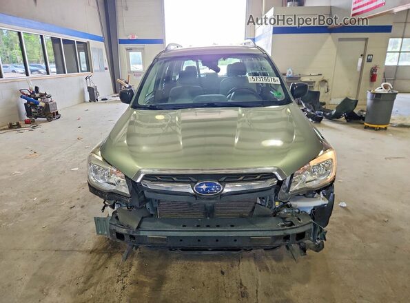 JF2SJABC9JH458174 2018 SUBARU FORESTER Green Вид спереду