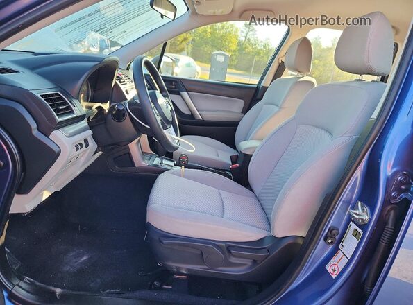 JF2SJABC9JH587256 2018 SUBARU FORESTER Blue სალონის 360-გრადუსიანი ხედი