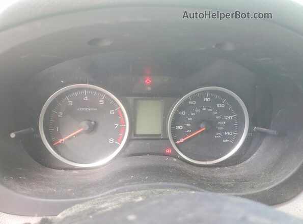 JF2SJABCXHH561520 2017 SUBARU FORESTER Green Instrument cluster view