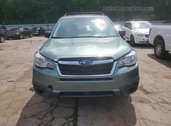 JF2SJABCXHH561520 2017 SUBARU FORESTER Green Front view