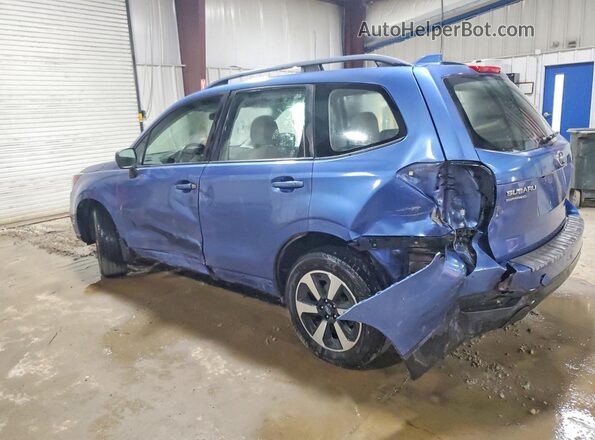 JF2SJABCXJH422025 2018 SUBARU FORESTER Синий Задняя левая четверть