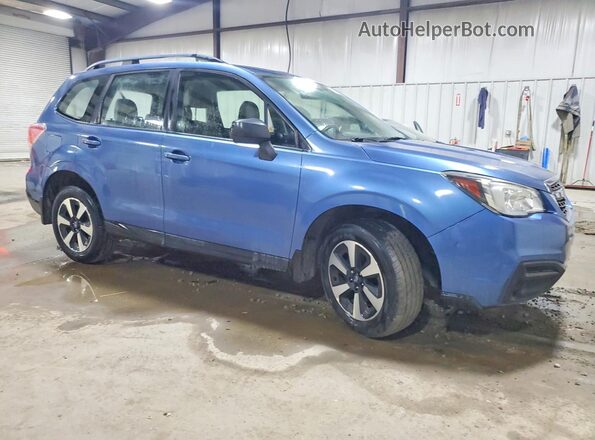 JF2SJABCXJH422025 2018 SUBARU FORESTER Синий Передняя правая четверть