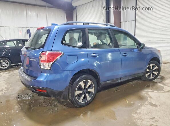 JF2SJABCXJH422025 2018 SUBARU FORESTER Синий Задняя правая четверть