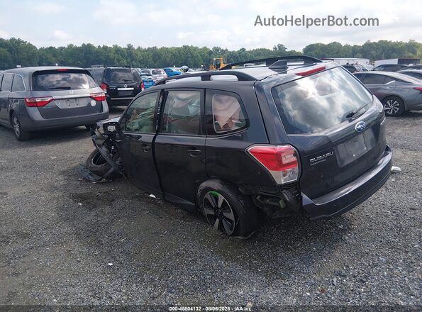 JF2SJABCXJH603044 2018 SUBARU FORESTER Dark Blue Tył lewy