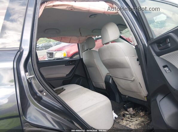 JF2SJABCXJH603044 2018 SUBARU FORESTER Dark Blue Widok naklejki z numerem VIN