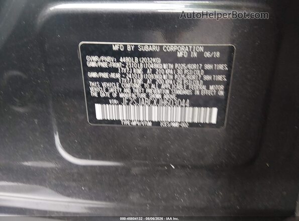 JF2SJABCXJH603044 2018 SUBARU FORESTER Dark Blue Widok komory silnika