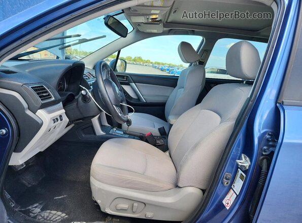 JF2SJADC0GH487035 2016 SUBARU FORESTER Blue Սալոնի դիմացի տեսք