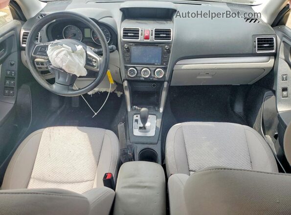 JF2SJADC0GH517179 2016 SUBARU FORESTER Charcoal Dashboard view