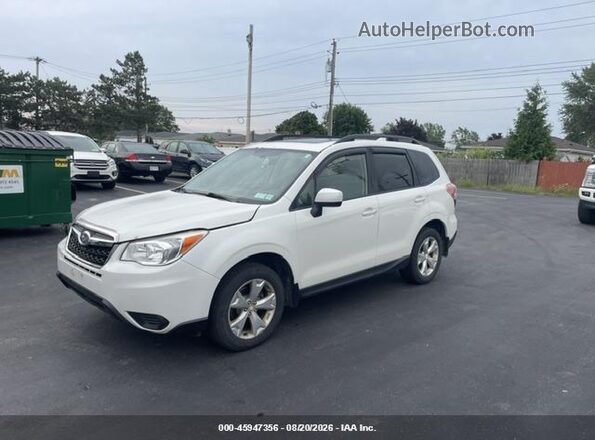 JF2SJADC0GH524259 2016 SUBARU FORESTER White Передня ліва чверть