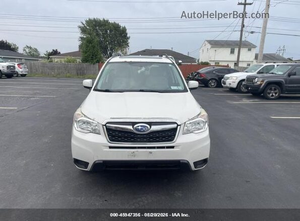 JF2SJADC0GH524259 2016 SUBARU FORESTER White Вид спереду