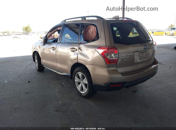 JF2SJADC1GH449393 2016 SUBARU FORESTER Beige Задня ліва чверть