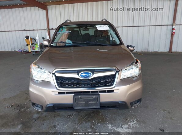 JF2SJADC1GH449393 2016 SUBARU FORESTER Beige Вид щитка приладів