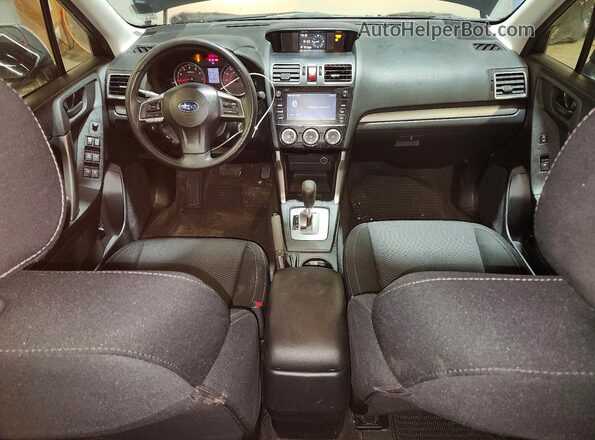 JF2SJADC1GH464279 2016 SUBARU FORESTER Black Dashboard view