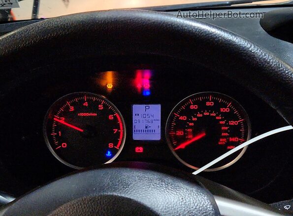 JF2SJADC1GH464279 2016 SUBARU FORESTER Black Instrument cluster view