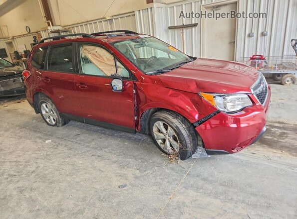 JF2SJADC1GH487917 2016 SUBARU FORESTER Red Front right