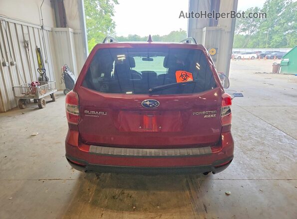 JF2SJADC1GH487917 2016 SUBARU FORESTER Red Rear view